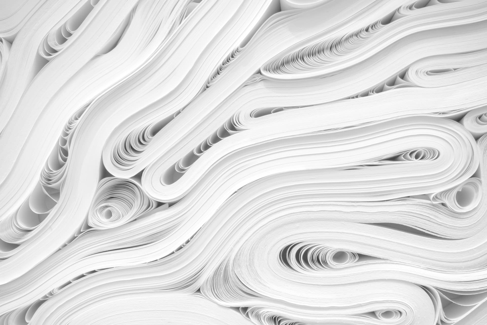 stack of white paper