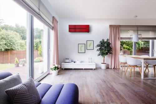 Mitsubishi Electric Heat Pump in living room