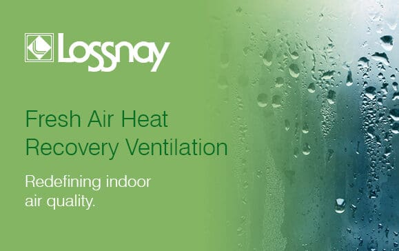 Fresh air heat recovery ventilation ad