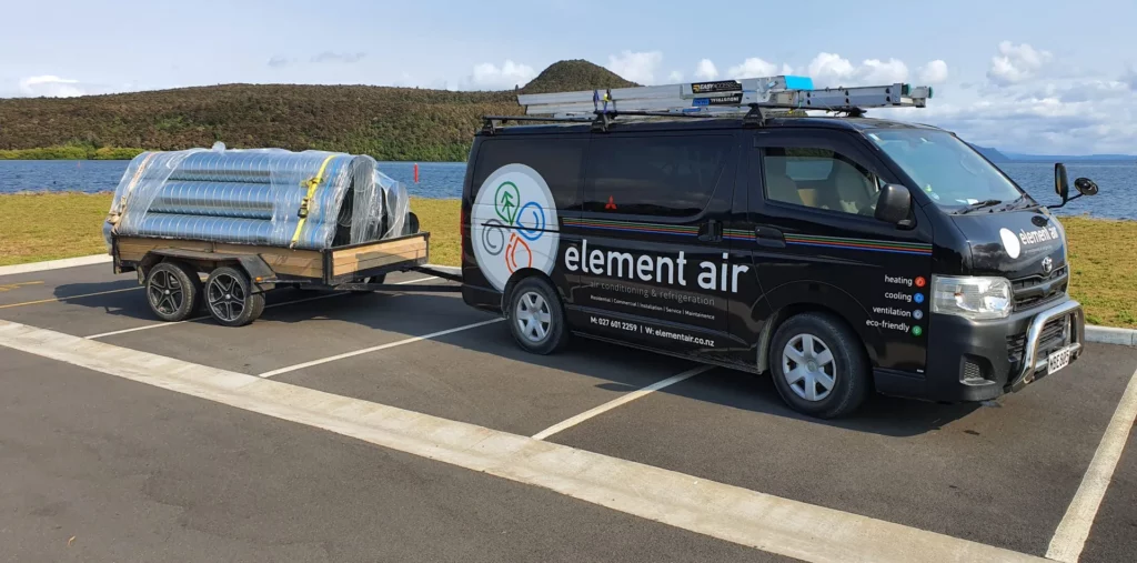 Element Air installer van